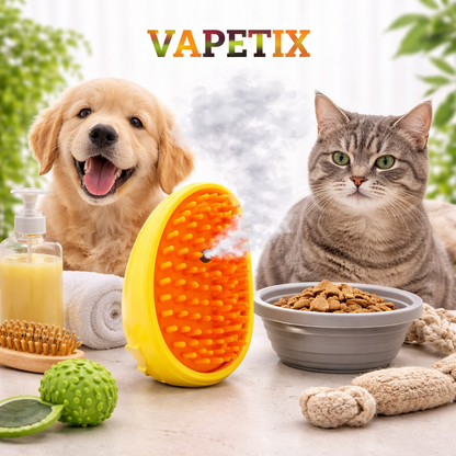 Cepillo Vaporizador 3 en 1 para Perros y Gatos™